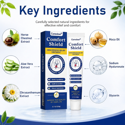 Coredew® ComfortShield Hemorrhoid Relief Ointment