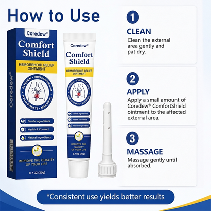 Coredew® ComfortShield Hemorrhoid Relief Ointment