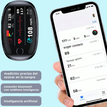 🏆 2026 Best Seller | Limited-Time 70% OFF,Pain-Free Non-Invasive Glucose Monitor