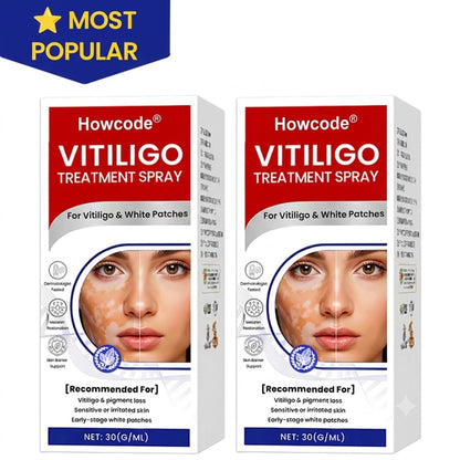 Howcode® Vitiligo Treatment Spray — Visible Results in Weeks, 100% Natural & Steroid-Free