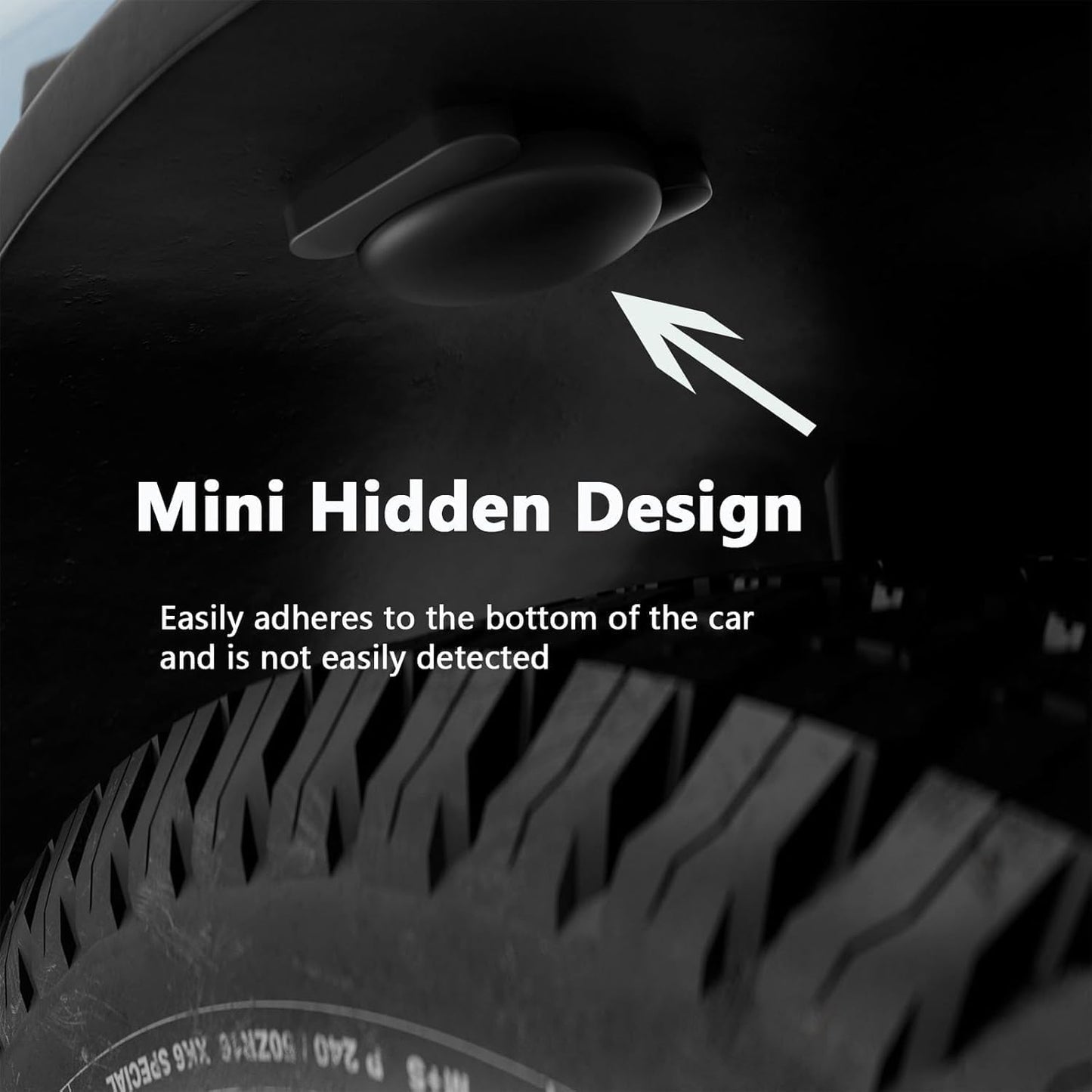 Compact Magnetic GPS Tracking Device – Zero Installation, Long Battery Life, Compatible with iPhone & Android