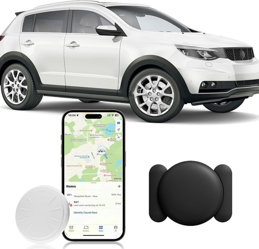 Compact Magnetic GPS Tracking Device – Zero Installation, Long Battery Life, Compatible with iPhone & Android