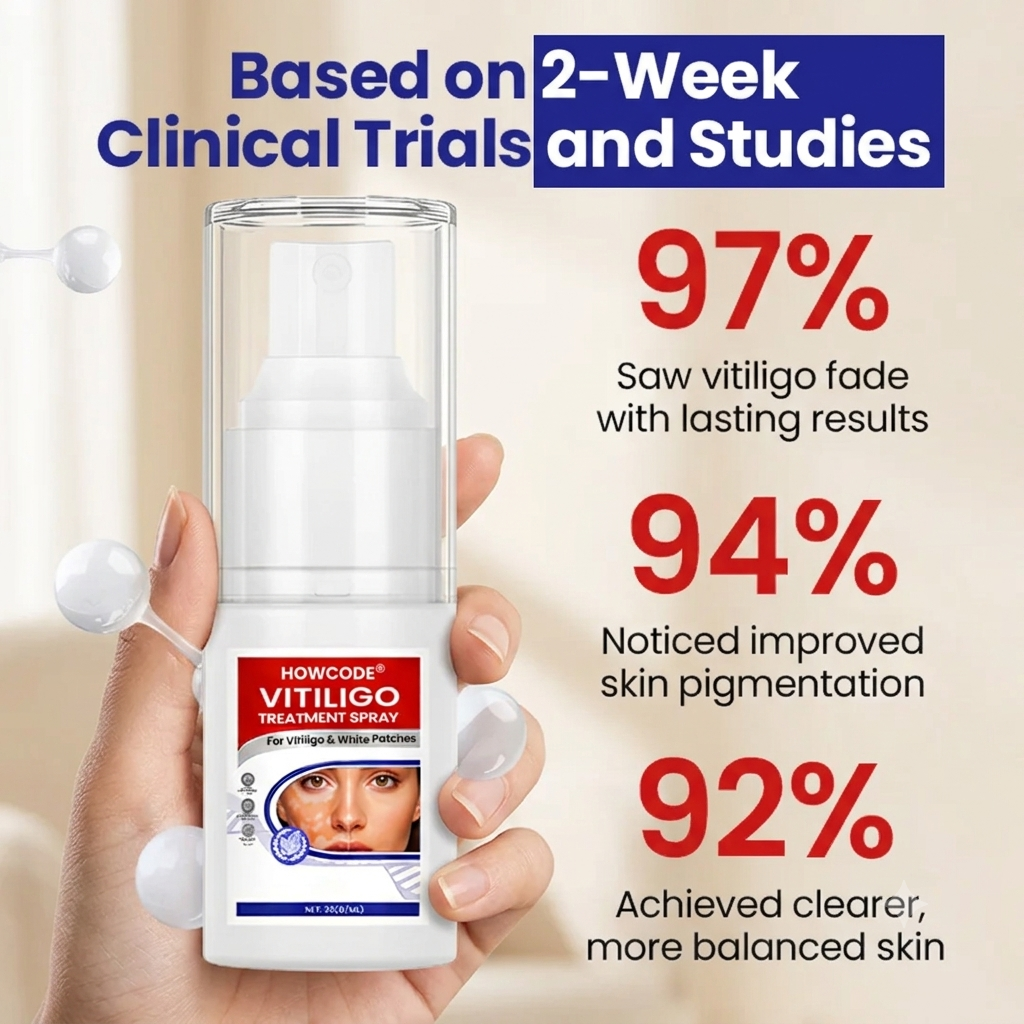 KUBOZN® Vitiligo Treatment Spray — Visible Results in Weeks, 100% Natural & Steroid-Free