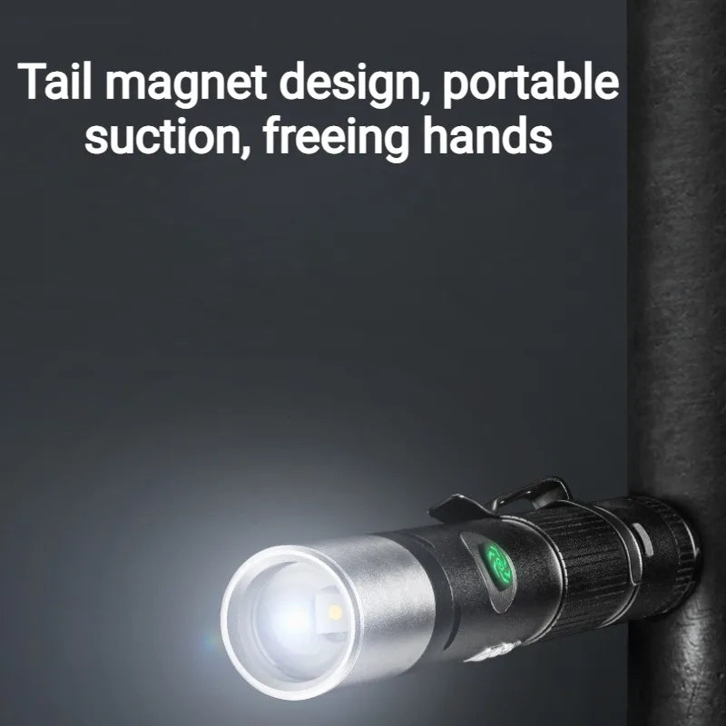 Multi-Functional Portable Self Defense Flashlight