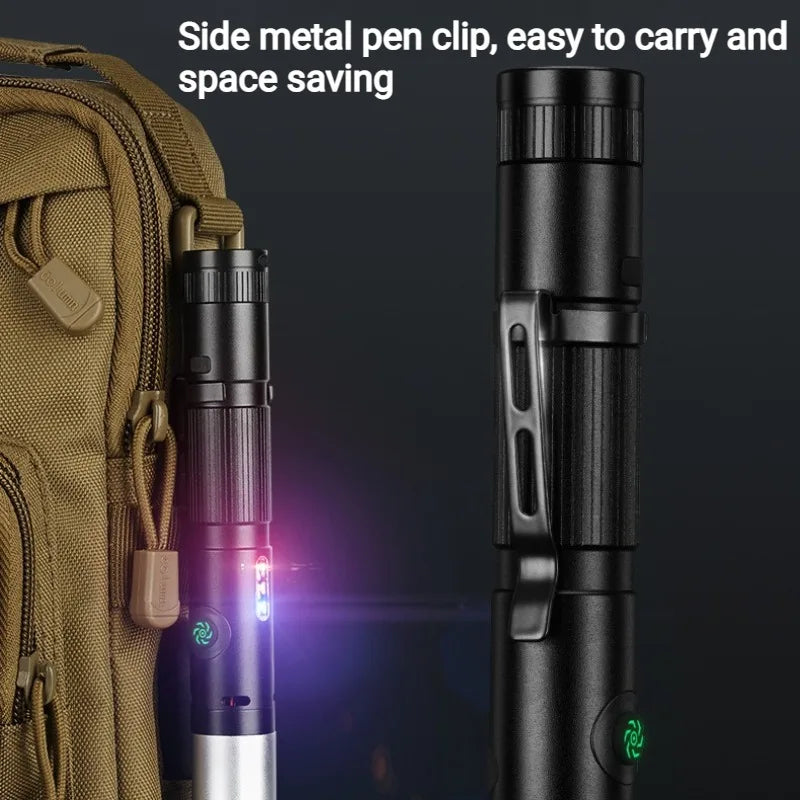 Multi-Functional Portable Self Defense Flashlight