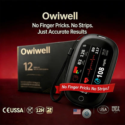🏆 2026 Best Seller | Limited-Time 70% OFF,Pain-Free Non-Invasive Glucose Monitor