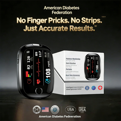 🏆 2026 Best Seller | Limited-Time 70% OFF,Pain-Free Non-Invasive Glucose Monitor