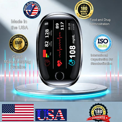 🏆 2026 Best Seller | Limited-Time 70% OFF,Pain-Free Non-Invasive Glucose Monitor